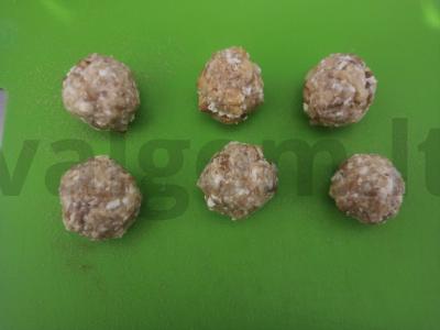 Varškės desertas su kokosų drožlėmis ir saldžiuoju pienu Žingsnis 3