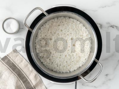 Ryžiai su brokoliais ir vištiena Žingsnis 1