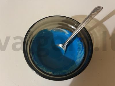 Vaikiškas pieno kokteilis su raugintu pienu „Ažūrinis“ Žingsnis 7