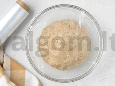 Ruginiai bandelės su rauginiu Žingsnis 2