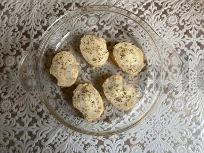 Brusketa „Antol“ su agurkais ir bekonu Žingsnis 4