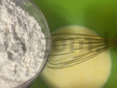 Pūsti blynai su pienu ir tirpintu sviestu Žingsnis 5