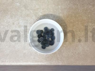 Vaisių dubuo su varške ir karamele Žingsnis 2