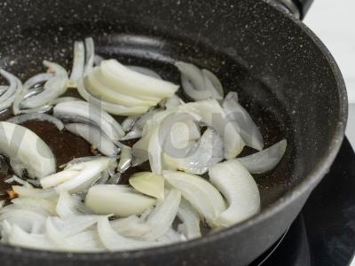 Sultinys su grybais ir bekonu Žingsnis 2