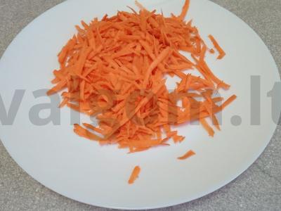 Spring rolls su karališkomis krevetėmis Žingsnis 1