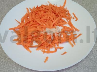 Spring rolls su karališkomis krevetėmis Žingsnis 2