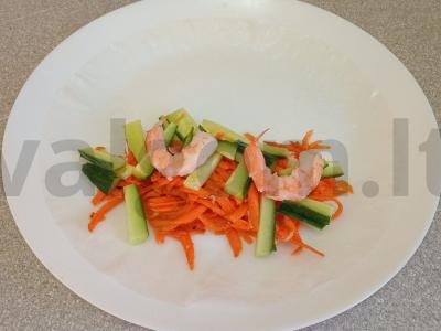 Spring rolls su karališkomis krevetėmis Žingsnis 9