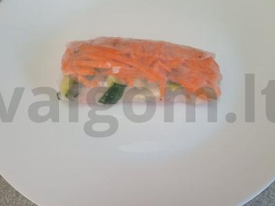 Spring rolls su karališkomis krevetėmis Žingsnis 10