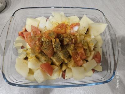 Daržovės su medžiotojų dešrelėmis Žingsnis 1