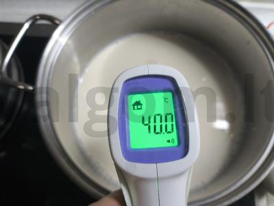 Rūgštus pienas iš virto pieno su grietine Žingsnis 3