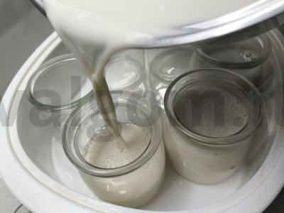 Rūgštus pienas iš virto pieno su grietine Žingsnis 5