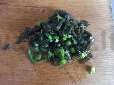 Kiaušinis, įdarytas jūros kopūstais su keptais sezamo sėklomis Žingsnis 4