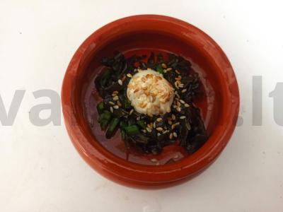 Kiaušinis, įdarytas jūros kopūstais su keptais sezamo sėklomis Žingsnis 5