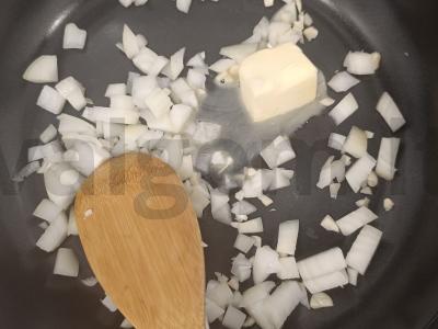 Ryškus sriuba su rūkytomis mėsomis Žingsnis 4