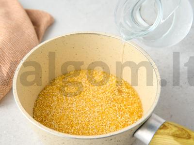 Kukurūzų apkepas Žingsnis 1