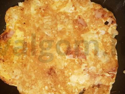 Skani ryžių blynas su kumpiu Žingsnis 4