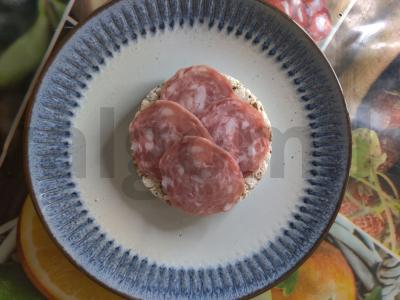 Sumuštinis su salčichonu ir unagi padažu Žingsnis 4