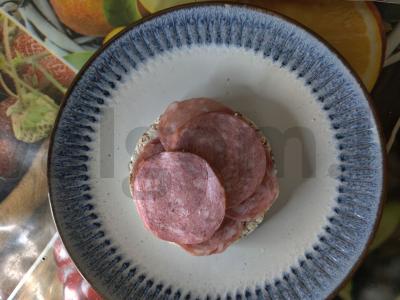 Sumuštinis su salčichonu ir unagi padažu Žingsnis 6