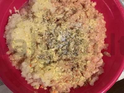 Namų vištienos faršas su baltu svogūnu Žingsnis 5