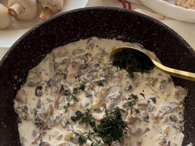 Kepti kotletai su grybų padažu Žingsnis 9