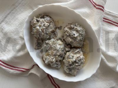 Kepti kotletai su grybų padažu Žingsnis 10