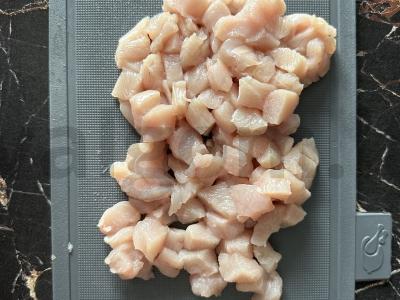 Keptas ryžiai su vištiena Žingsnis 2