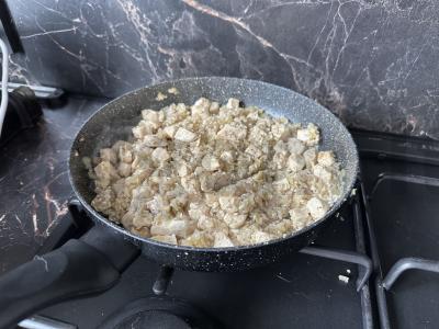 Keptas ryžiai su vištiena Žingsnis 4