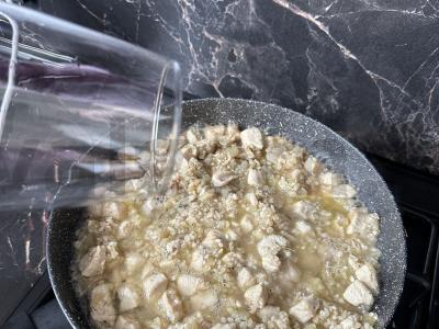 Keptas ryžiai su vištiena Žingsnis 5