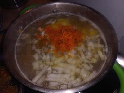 Žirnių sriuba su rūkyta mėsa pietums Žingsnis 4