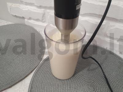 Varškės kremas su jogurtu „Šaltas rytas“ Žingsnis 5