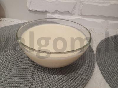 Varškės kremas su jogurtu „Šaltas rytas“ Žingsnis 6