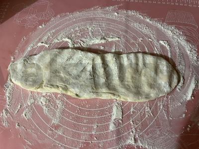 Kvapni pica su traškia parmezano plutele Žingsnis 2