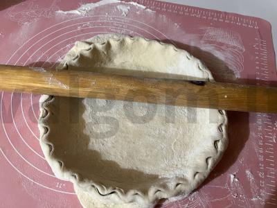 Kvapni pica su traškia parmezano plutele Žingsnis 3