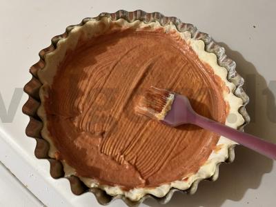 Kvapni pica su traškia parmezano plutele Žingsnis 5