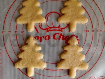 Sausainiai „Smėlio eglutės“ Žingsnis 4