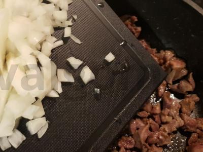 Vištienos skrandžių padažas Žingsnis 5