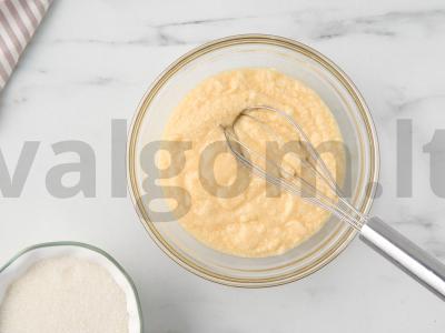 Citrininiai sausainiai su įtrūkimais Žingsnis 1