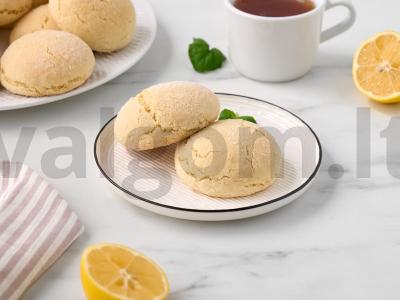 Citrininiai sausainiai su įtrūkimais pagrindine nuotrauka