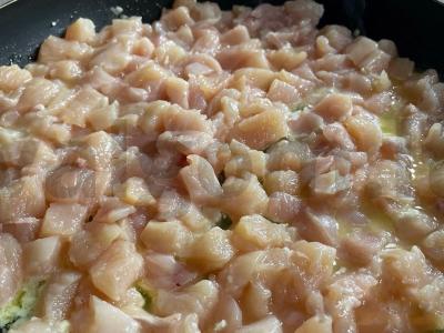 Orzo makaronai su vištiena grietinėlės padaže Žingsnis 2