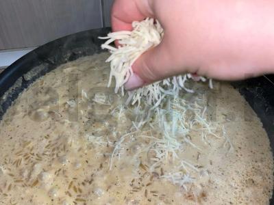 Orzo makaronai su vištiena grietinėlės padaže Žingsnis 8
