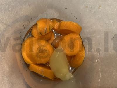 Morkų sultys su grietinėle Žingsnis 2