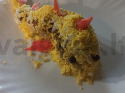 Salotas „Žuvelė“ Žingsnis 5