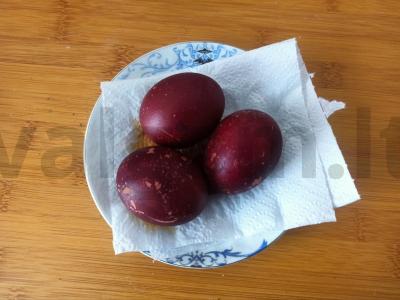 Velykiniai kiaušiniai „Raudona aušra“ Žingsnis 3