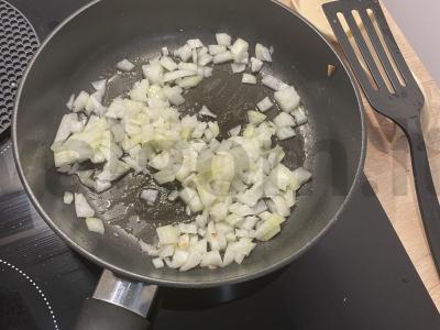 A-la „Bolognese“ Žingsnis 1