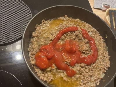 A-la „Bolognese“ Žingsnis 4