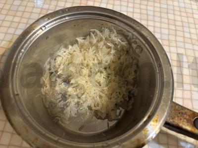 Virti ryžiai su tuno kotletais Žingsnis 2