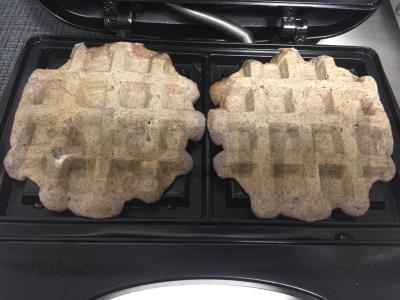 Lininiai keto vafliai Žingsnis 2