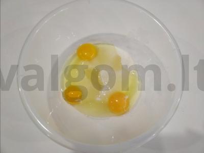 Grietininis mannikas su aguonomis Žingsnis 2