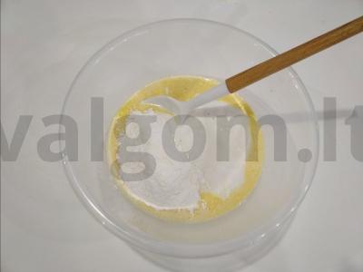 Grietininis mannikas su aguonomis Žingsnis 3