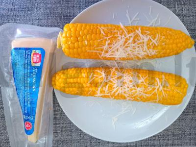 Kukurūza su sviestu, česnaku ir parmezanu Žingsnis 3